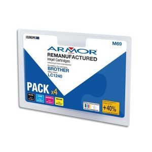 Cartouche compatibilité BROTHER PACK 4C LC1240 B10351R1