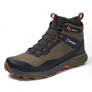 Berghaus Homme Vc22 Multisport GTX Tissu imperm&eacute;able mi-Marche Chaussures de randonn&eacute;e, Marron fonc&eacute;, Vert fonc&eacute;, 41 EU