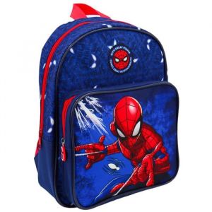 Sac à dos - SPIDERMAN - Eva - 32 CM - Bleu - Maternelle - 1 compartiment zippé