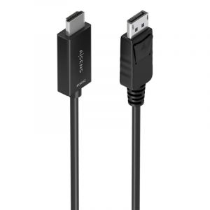 Câble Convertisseur Aisens A125-0892 DisplayPort vers HDMI 4K 1m Noir