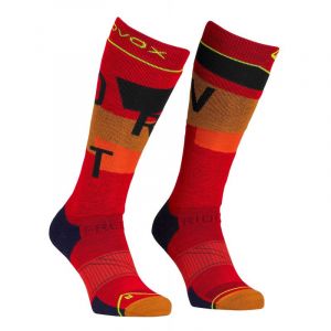Ortovox Freeride Long Socks Cozy - Chaussettes en laine mérinos homme Cengia Rossa 39 - 41