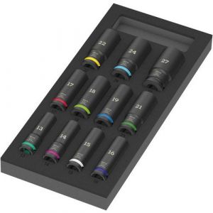 Wera 9725 Insert en mousse 8790 C Impaktor Deep Set 1, 11 pièces