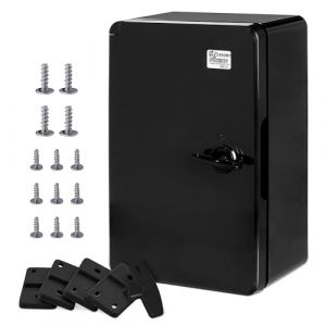 BXPPABSB200300130-F01 Coffret d'installation 130 x 200 x 300 plastique abs noir 1 pc(s) C427162 - Boxexpert