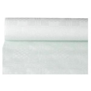 Image de Papstar Nappe damassée, (l)1,2 x (L)50 m, blanc