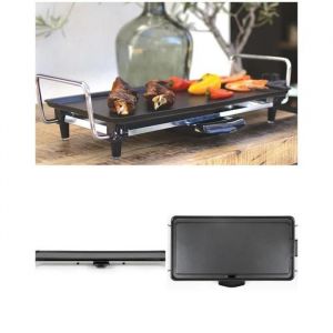 Livoo Plancha Grill &eacute;lectrique XXL Design Pro 43cm x 22.5 cm - Anti adh&eacute;sive - 2000W Plaque de cuisson Teppan Yaki