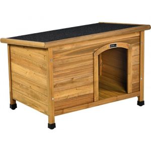 Habitat et Jardin Niche pour chien en bois "Max" - 85 x 57 x 58 cm - Marron