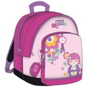 Kimmi Junior Alpa Grand sac à dos Rose - En polyester - 40 x 30 x 17 cm