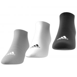 Adidas Lot de 3 paires de socquettes matelassées Noir + Blanc + Gris - Taille 34/36;37/39;40/42;43/45;46/48