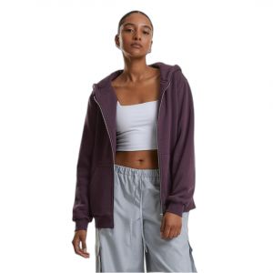 Urban classics Sweatshirt à capuche zippé femme