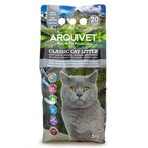 Arquivet Litière pour chat agglomérante chat Bentonite et charbon actif
