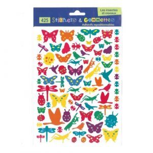 Bidule et Tralala - Stickers et Gommettes – Les Insectes et les Oiseaux
