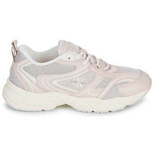 Calvin Klein Chaussures Jeans Retro Tennis Mesh rose gris blanc femme - 39
