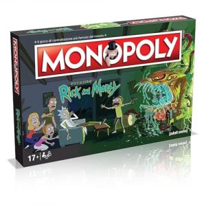 Rick and Morty Monopoly Jeu de société - Italian Edition