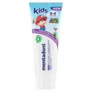 Mentadent Kids Dentifricio 0-6 Anni gusto Frutta, 75ml