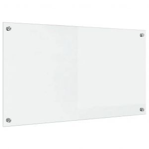 VidaXL Protection De Cuisine Transparent 90 X 50 X 0.8 Cm Verre Tremp&eacute;