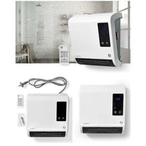 Livoo Radiateur de salle de bains - 20M2 - 2000W - Programmable - T&eacute;l&eacute;commande