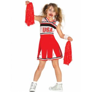 Déguisement de Cheerleader Zombie Enfant - Taille 7-9 Ans