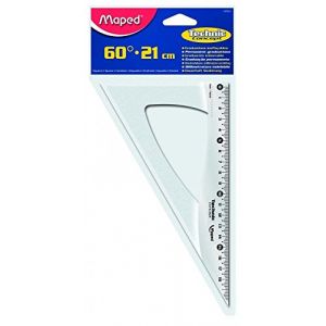 Squadra Technic Maped 32cm 60° - Strumento Di Precisione Per Disegno Geometrico - Foto 10