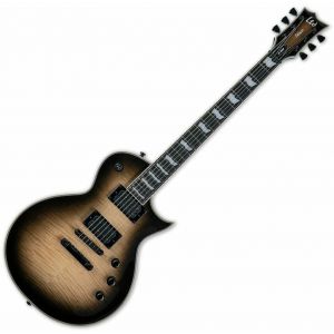 ESP LTD Deluxe EC 1000T Black Natural Burst guitare électrique avec corps chambré