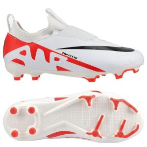 Nike Air Zoom Mercurial Vapor 15 Academy Mg Ready - Rouge/blanc/noir Enfant - Herbe Naturelle (Fg) / Herbe Synthétique (Ag), pointure 35½ - Blanc - Taille 35½