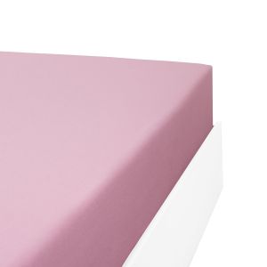 Linandelle Drap housse flanelle en Molleton Rose 120x200 cm