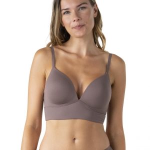Athena Soutien-gorge bustier &agrave; coques fines marron