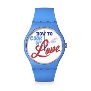 Swatch Montre Femme, Homme New gent Blanc SUOZ353 Bleu - Couleur Bleu - Taille Taille unique