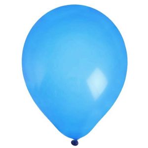 Ruedelafete Sachet de 8 ballons latex 23cm unis, Bleu