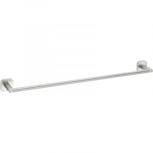 Tesa Exxcellent ensemble mural brosse WC, adhésif, chromé, design intemporel, garanti inoxydable, 445mm x 94mm x 136mm Acier Inoxydable 40455