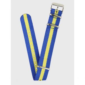 Bracelet RC 2 Nato bleu et jaune