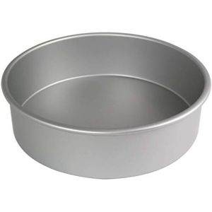 Image de PME Moule à gâteau rond en aluminium anodisé, Aluminium, Silver, 12-inch: Cuisine & Maison