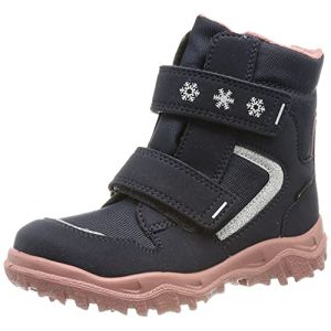 Superfit Bottes enfant scratch Husky bleu/rose largeur moyenne - Taille Mode b&eacute;b&eacute; (6 - 24 mois)