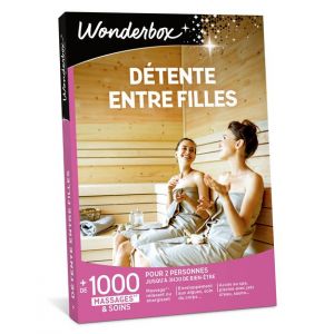 Wonderbox Coffret cadeau - Détente entre filles - 1000 soins relaxants - Jusquà 3h30 de bien-être
