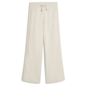 Image de Puma Pantalon long HER Comfort taille haute jambe large blanc femme - XL