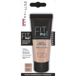 Maybelline Fit me 120 ivoire nu - Poudre mat antipores