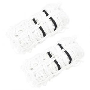 VidaXL Filets à foin 2 pcs carré blanc 100x100 cm pp