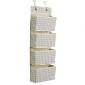 3 Sprouts Vide-poches &agrave; suspendre Vichi Beige