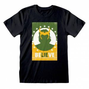Loki Marvel Believe Hommes T-shirt LOK01972TSB
