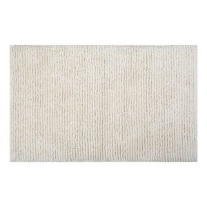 Spirella Tapis de bain SUMA 60x90 cm Natura 60x90 cm - 100% Coton - Hauteur de fibre de 8 et 18,5 mm - Natura - Dos avec spray latex