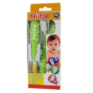 Nûby Set évolutif brosses à dents 3 étapes