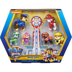 Spin Master Coffret cadeau Pat'' Patrouille avec 6 figurines de films à collectionner et à jouer