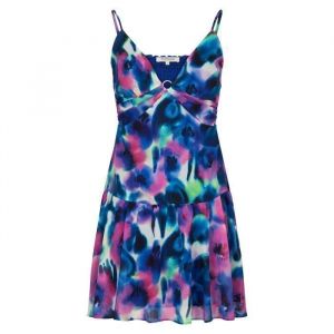 Morgan Robe courte trap&egrave;ze imprim&eacute;e multico femme - Taille 40