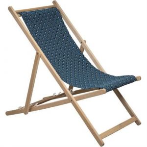 Jardin prive Transat Chilienne Année toile amovible. Bleu