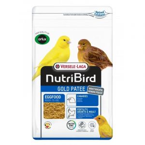 Versele Laga NutriBird Gold Patee Canaris | 5 kg | Aliment Complet pour canaris, Oiseaux Exotiques & Oiseaux de la forêt | Humidifié avec du Miel 100% Naturel | avec lysine & méthionine