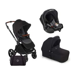Jané Pack poussette Trio Muum 4 Nacelle Sweet et coque Koos NOIR
