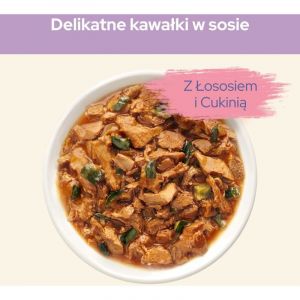 Purina Nourriture humide pour chats nestle polska Chat Chow SASZ.85G Saumon Sensible / 26 (7613037025521)