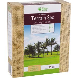 Les doigts verts Gazon TERRAIN SEC 1KG