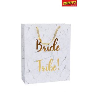 Sac cadeau marbre Bride Tribe EVJF 32 x 25 cm Taille Unique