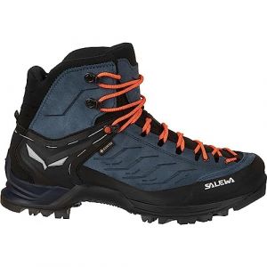 Salewa Chaussures MTN Trainer Mid GORE-TEX bleu noir orange - 46