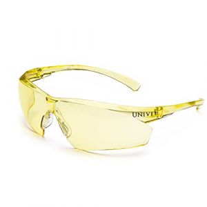 Schutzbrille 505U en 166,EN 170 B&uuml;gel gelb,Scheibe gelb pc Univet